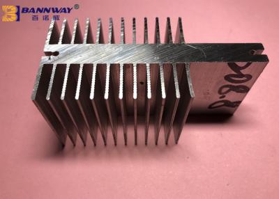 China High Durability Heat Sink Aluminum Profiles Silver Anodizing Surface Treatment for sale