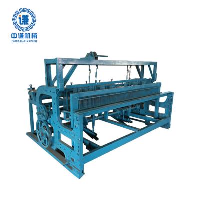 China Building Material Stores Semi-automatic Wire Mesh Making Machine Metal Metallurgy Crimping Machinery Manufacturer for sale