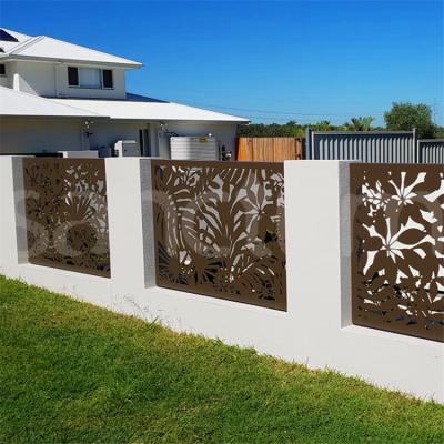 China Easily assembled fencing from laser cut panels for sale