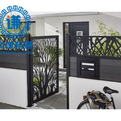 China Wholesale Price Easily Assembled Decorative Laser Cutting Metal Privacy Fence For Houses Outdoor Garden for sale