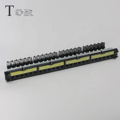 China Network Cabling System TOM-PN-08 Full Loaded Legrand UTP CAT6/CAT6A 24 UTP Port Type Legrand Patch Panel for sale