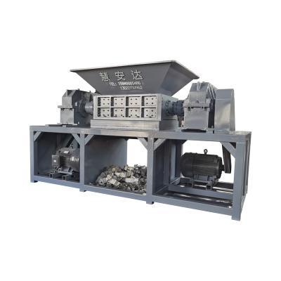 China Double Shaft Scrap Metal Plastic Recycling Shredding Machine for sale