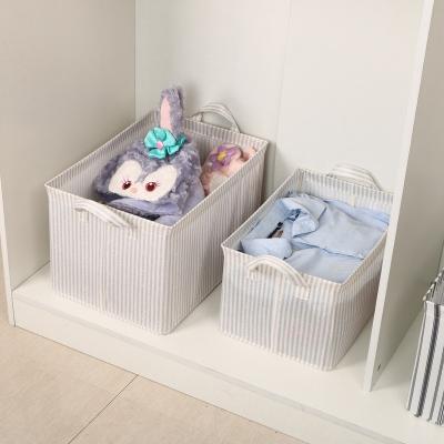 China Hot sale foldablehome viable storage and organization pants clothes organizer Collapsible Toy Storage Fabric storage box metal locker for sale