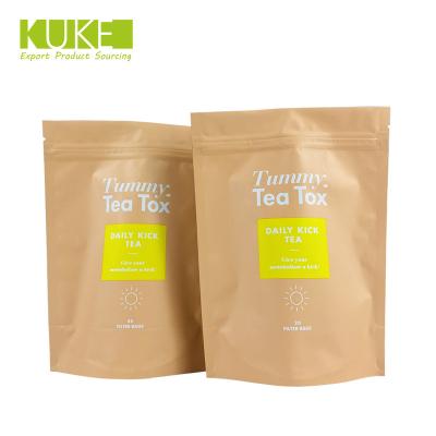 China Moisture Proof Biodegradable Reusable Empty Bubble Ginger Tea Packaging Custom Heat Seal Foil Tea Bags for sale