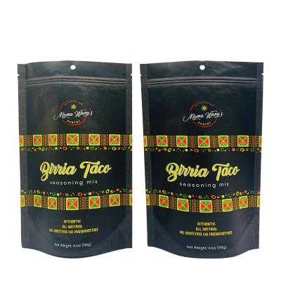 China Custom Printing Biodegradable Packaging Zip Lock Compostable Kraft Paper BIODEGRADABLE Stand Up Pouch for sale