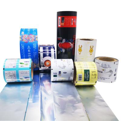 China Moisture Proof Printed Laminated Material Film Roll For Food Packaging Plastic Bag for sale