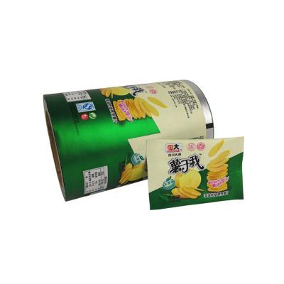 China Aluminum Foil Laminated Plastic Food Packaging 35mm Moisture Proof Custom Printed Film Roll for sale