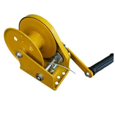 China ATV/UTV 500kg hand anchor Hoist winch wire rope hand manual winch for sale