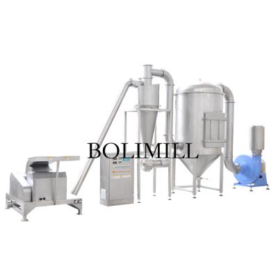 China Medicine Processing Dry Machine / Tea Mushroom Grinder Hammer Mill for sale