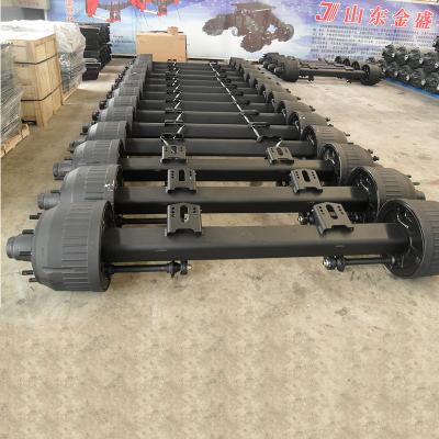 China German Factory Used Semi Trailer Truck Truck Axle 12T Type Axles for sale