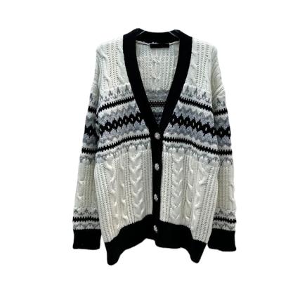 China Women's Anti-Wrinkle Tarsus Women's Open Front Cardigan Sweaters Long Sleeves Cable Knit Outwear Chunky Knitwear Coat With Pockets for sale