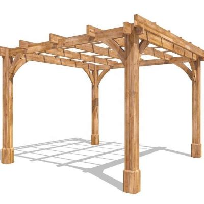 China Customizable modern outdoor furniture, wooden gazebos/pergolas for the yard/garden yard for sale