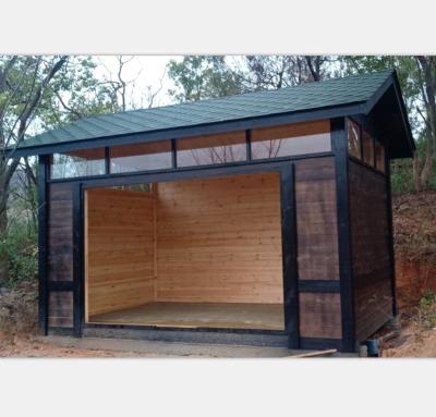 China Quick Installation Prefab House / Prefab Wooden House / Prefab Shop House For Snack Cafe Uses for sale