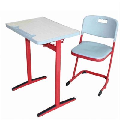 China Modern Student Desk Classroom School Furniture Manufacturer Student Desk And Chair High Quality Set for sale