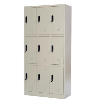 China (Height) Adjustable Storage Wardrobe Metal Clothes Shoes School Hotel Furniture Steel Lockers for sale