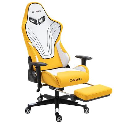 China (Height) 2D Adjustable Fabric Silla Oficina Home Office Swivel Ergonomic Wrapping Armrest With Footrest Gaming Chair Lemi PC Gamer for sale