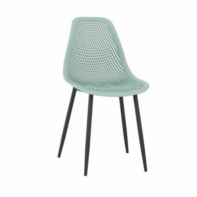 China (Other)Adjustable Comfortable Modern Dining Chairs Set Of 4 Nordic Style Gray Plastic Chairs PP Chairs For Dining Room for sale