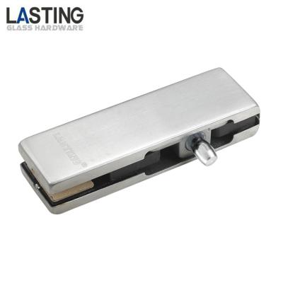 China Modern Durable 304 Stainless Steel Fixing Door Hardware Glass Top Sliding Door Fittings Lower Hydraulic Fixture for sale