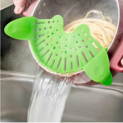 China Strainable Removable Sieve Collapsible Basket Kitchen Gadgets For Pasta Noodle Beef Vegetable Sauce for sale