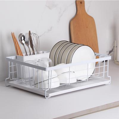 China Viable Craft Tinplate Material Fashion Powder Spray Bowl Rack Tableware Drain Basket for sale