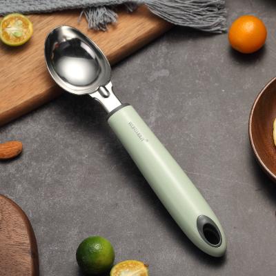 China Sustainable Kitchen Tools Ice Cream Scoop Solid Stainless Steel for sale