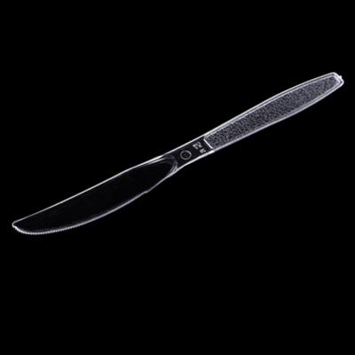 China Custom made disposable plastic knife home/hotel/restaurant fruit bread kitchen knife cake for sale