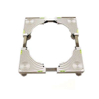 China Adjustable Washing Machine Base Rack Fridge Porcelain Steel And PP SS Bracket for sale