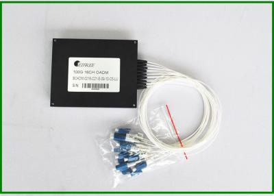 China 100G 16CH ópticos añaden el multiplexor del descenso para el tipo LC/UPC del conector en venta