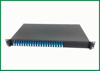 China Single Fiber 40 Channels 100G Fiber Optic Mux Dwdm Multiplexer SMF-28e LC / UPC for sale