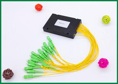 China 16 Channel Pigtailed ABS Plastic Box Dwdm Multiplexer With LC SC FC ST Connectors for sale