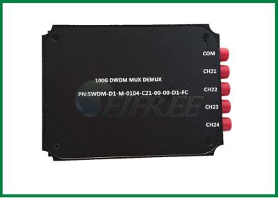 China AWG-Lehreminigestell Wellenlänge Faser brachte Optik-DWDM 4 100G 200G mit FC-Adapter mux an zu verkaufen