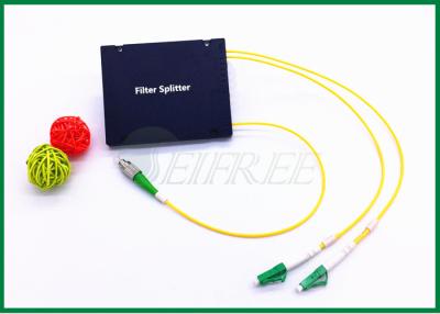 China FC / APC LC / APC Connector 1310nm Fiber Optic Splitters Single Mode for sale