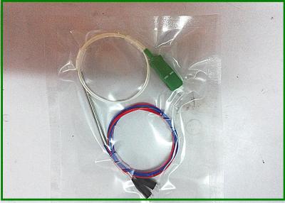 China 1X2 Ports fused fiber coupler for wavelength 1310/1550 with SC/APC connectors for sale