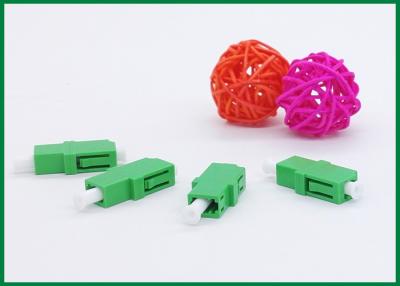 China De simplex Plastic Groene van Huisvestingsapc/LC Optische Optische Adapter van de Adaptervezel Te koop