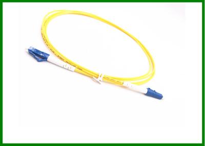 China LC-LC / UPC SM Simplex Patch Cord For Optical Newtwork Wiring for sale