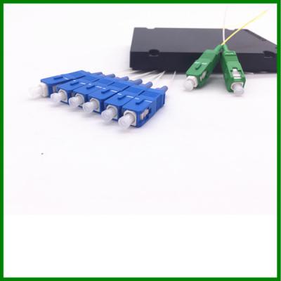 China Broadband Single Mode Fiber Coupler 2*6 Splitter With SC / APC - SC / UPC for sale