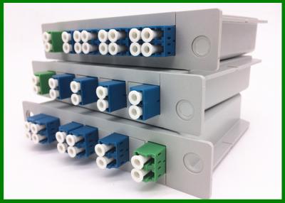 China Plug plastic box 7CH CWDM Mux Demux with LC connector for WDM system for sale