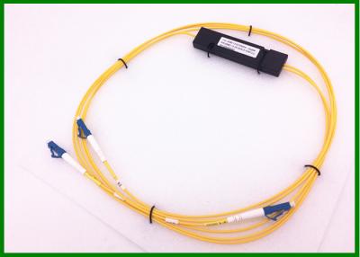 China 1*2 SM G652D fiber 1310/1490/1550 three windows Optical Coupler with LC/UPC for sale