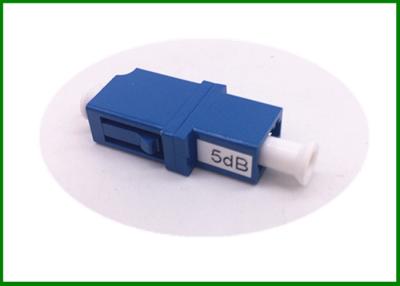 China SM Simplex 5dB LC / UPC female-male fixed attenuator for telecommunication for sale