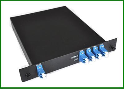 China 8CH Haven van vezel de optische mux CWDM+UPG in 1U-metaallgx doos voor controlesysteem Te koop