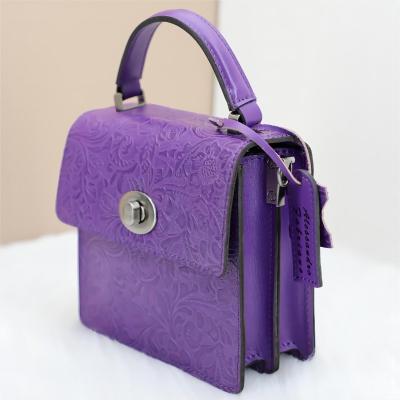 China Fashion Fashion Women Leather Handbags Shoulder Bag Chain Messenger Bag Small Square Bag for sale