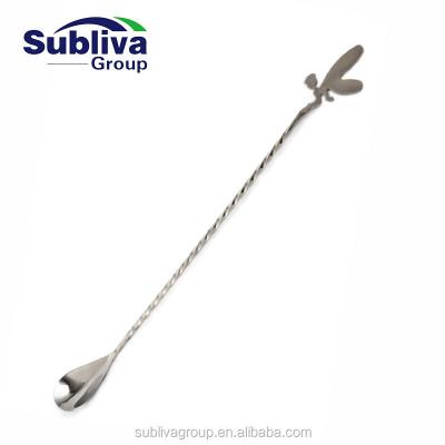 China Bars Clubs Stainless Steel Bee Tail Bar Spoon for sale