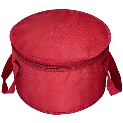 China Insulated Cake Cooler Bags Round Insulated Thermal Pie Carrier for sale