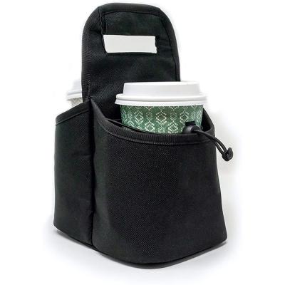 China Reusable Coffee Cup Carrier Bag Water Beer Bottle Holder Bag In Car Padded Drink Holder Bag for sale