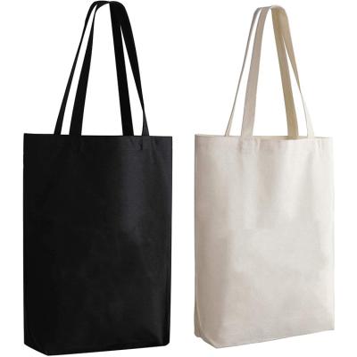 China Fashion Big Canvas Wholesale Tote Bag Reusable Handbag Grocery Tote Bags for sale