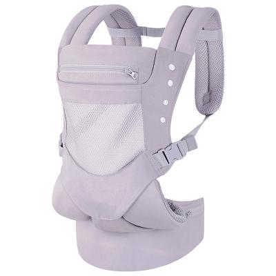 China Baby Products Cotton Baby Carrier Foldable Breathable Baby Backpack With Adjustable Hip Seat for sale