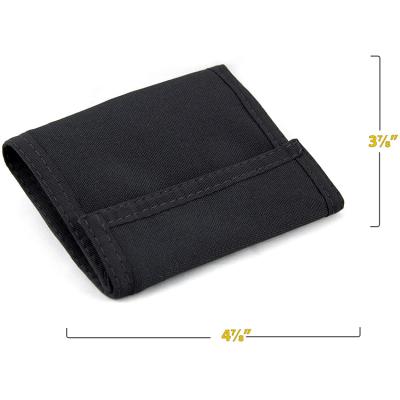 China Nylon RFID Wallets RFID Travel Purse For Men With Zipper Pocket for sale