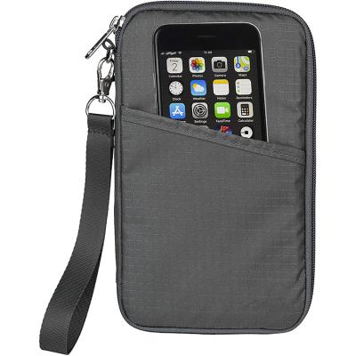 China High Quality Card Holder Family Travel Passport Wallet With Wristband for sale