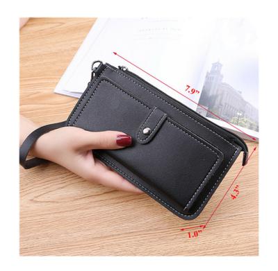 China Best Price Card Holder Leather Clutch Wallet For Women for sale