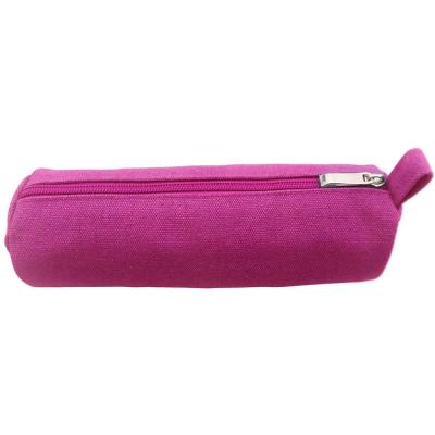 China Durable Canvas Cosmetic Bag Pouch Pencil Accessory Bag for sale